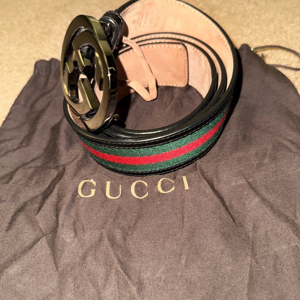 Authentic OG Gucci Leather Belt